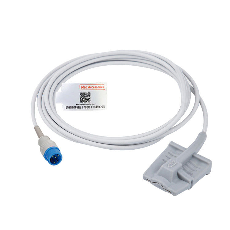 Mindray silicone có thể sử dụng nhiều lần Spo2 cảm biến 7 chân cho người lớn ngón tay clip kết nối