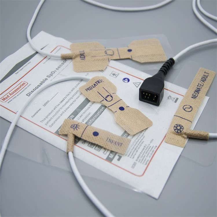 Chất dính dùng một lần Pulse Oximeter Finger Probe Length 90cm Màu trắng