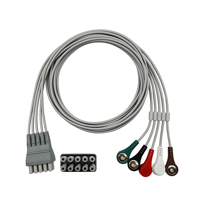 9293-059-50 Welch Allyn ECG Lead Set, 3 hoặc 5 Wire snap ends