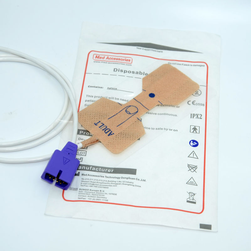 Nellcor Một lần sử dụng Spo2 Sensor Adult Probe tương thích với N-550/N-560/N-595/N-600/N-600x/N-65