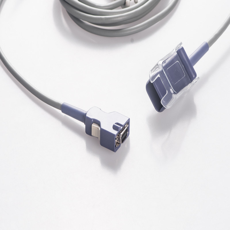 DOC-10 Cáp Nellcor Spo2 thực tế, 14 Pin Pulse Oximeter Wire