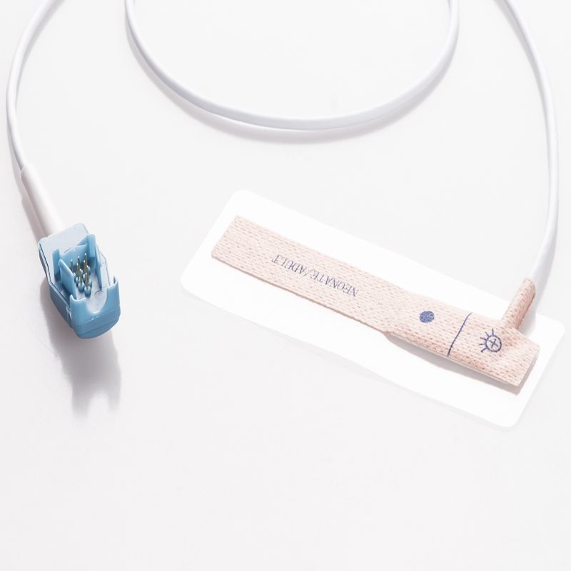 Tương thích GE OXYTIP OXY-AP dùng một lần Oximax Spo2 cảm biến kết dính 8 chân adult probe