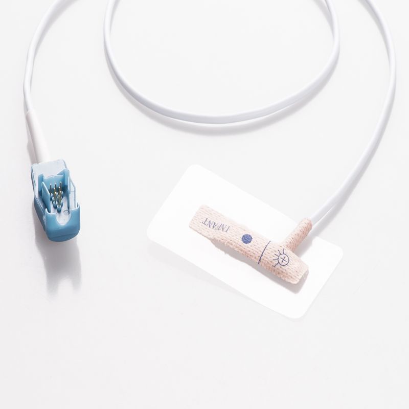 Tương thích GE OXYTIP OXY-AP dùng một lần Oximax Spo2 cảm biến kết dính 8 chân adult probe