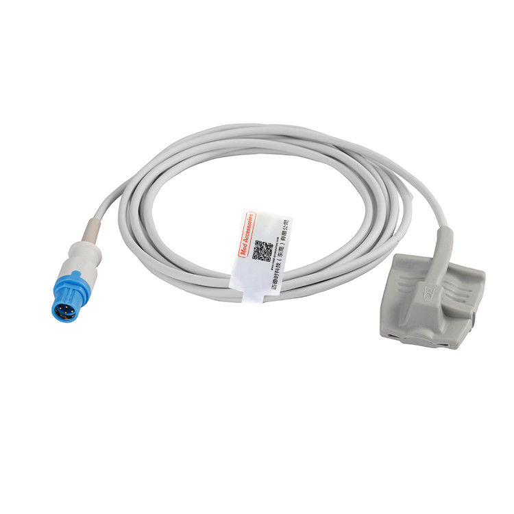 Nhiều lần sử dụng cảm biến Spo2 Drager 7 pin vật liệu TPU Màu xám