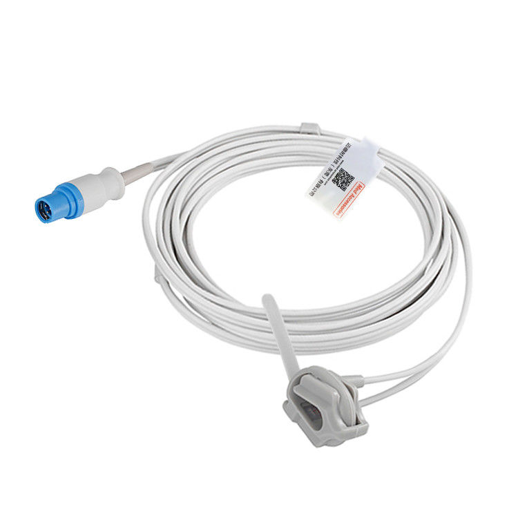Nhiều lần sử dụng cảm biến Spo2 Drager 7 pin vật liệu TPU Màu xám