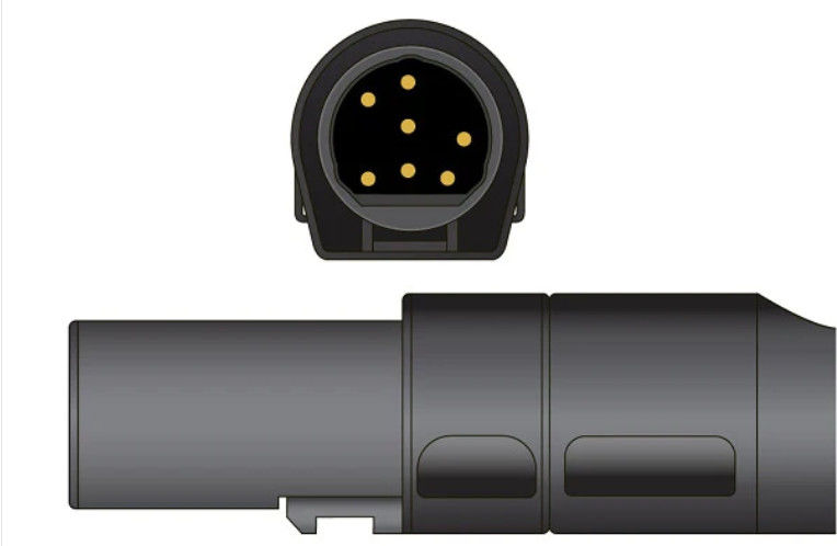 Datex GE Ohmeda tương thích ngắn 7pin ngón tay clip SpO2 cảm biến - OXY-F1-H