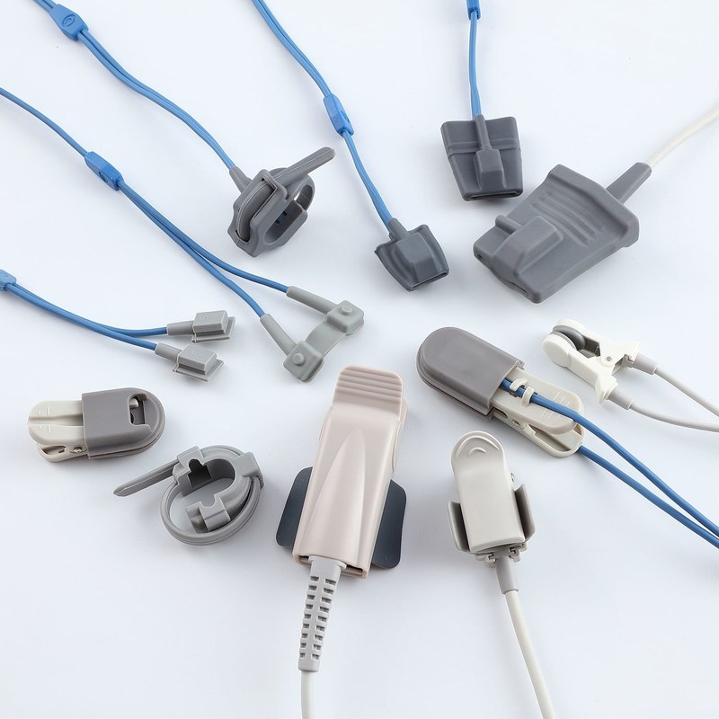 Bộ cảm biến Spo2 tương thích có thể sử dụng nhiều lần Không có chất dẻo cho màn hình thương hiệu chính