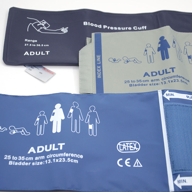 NIBP Neonatal Pediatric Blood Pressure Cuff với ống kép OEM Multiscene NIBP Cuff người lớn