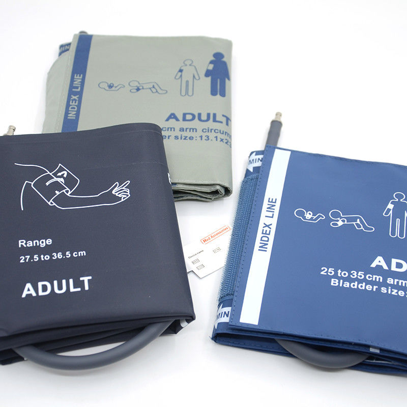 NIBP Neonatal Pediatric Blood Pressure Cuff với ống kép OEM Multiscene NIBP Cuff người lớn