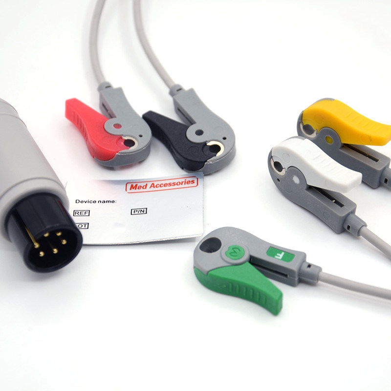 Mindray Portable Spo2 Probe Sensor Round Connector Cable Pulse Oximeter