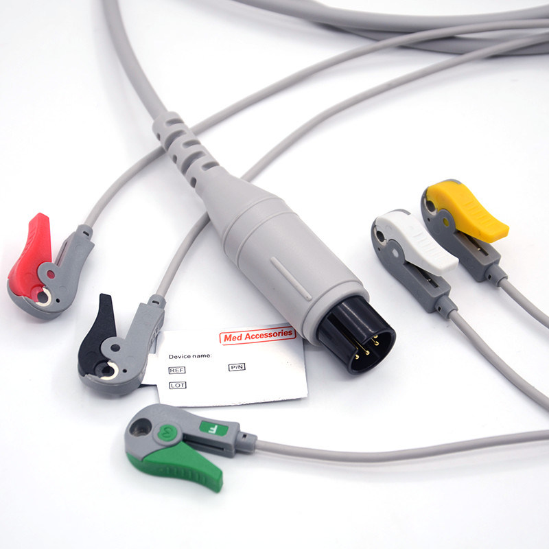 Mindray Portable Spo2 Probe Sensor Round Connector Cable Pulse Oximeter