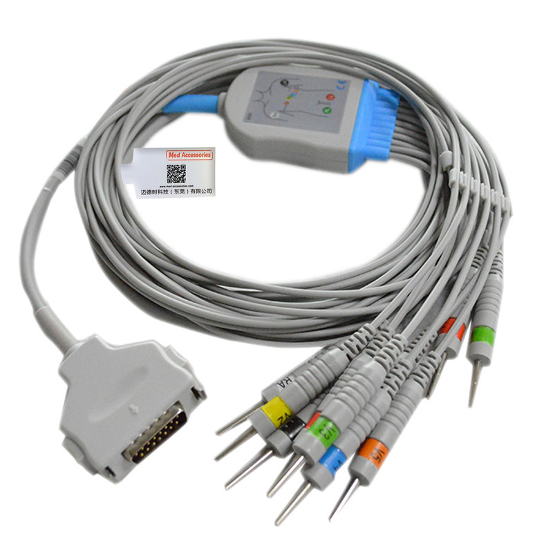 Burdick Atria Plus Eclipse Connect trực tiếp Cáp EKG 10 dẫn AHA chuối 3,0m chiều dài