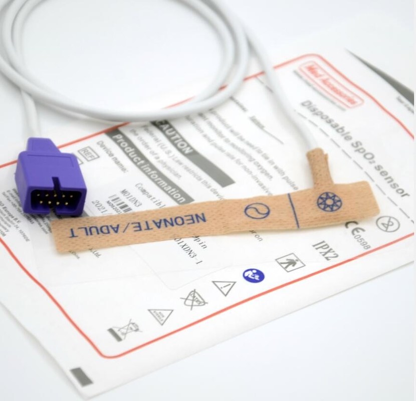 Người lớn dùng một lần Spo2 cảm biến Áp dính bền cho màn hình thương hiệu chính tương thích Nellcor