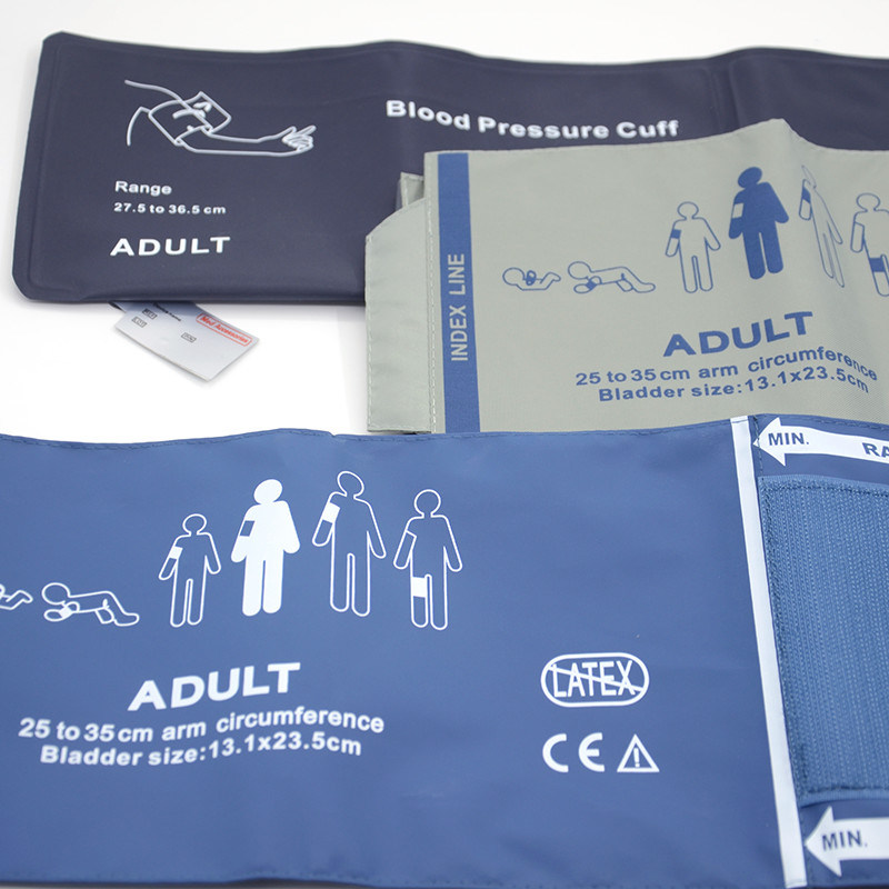 Lưỡi tay NIBP ống dẫn không khí đơn tái sử dụng cho thiết bị huyết áp không xâm lấn phụ kiện y tế