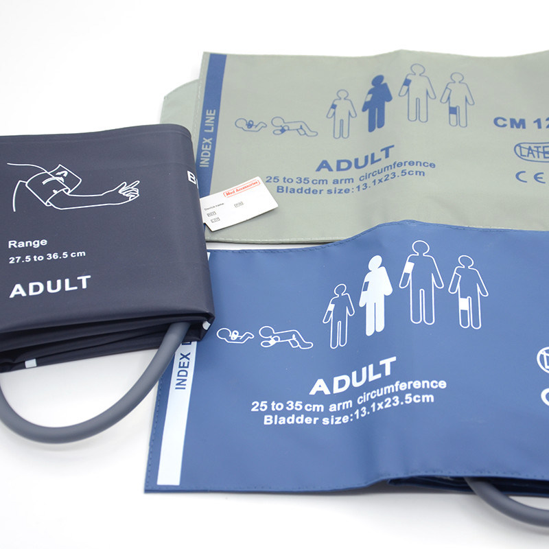 Lưỡi tay NIBP ống dẫn không khí đơn tái sử dụng cho thiết bị huyết áp không xâm lấn phụ kiện y tế