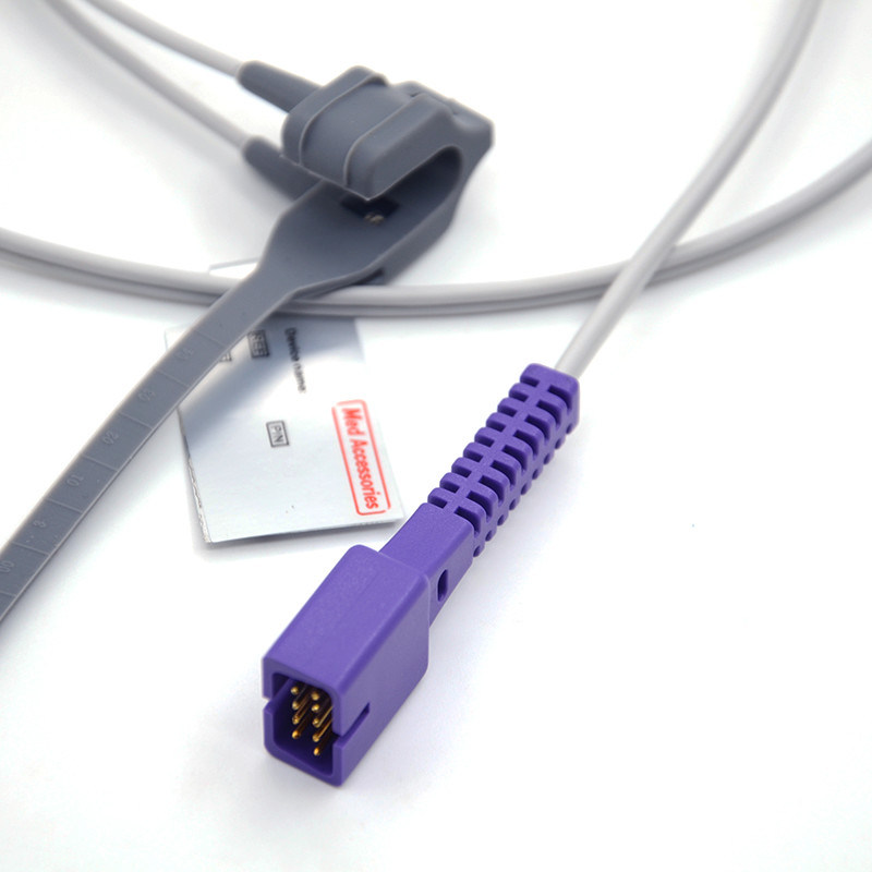 Sử dụng bệnh nhân sơ sinh tương thích cho Nellcor Oximeter 9 chân tái sử dụng tương thích Nellcor Spo2 Sensor