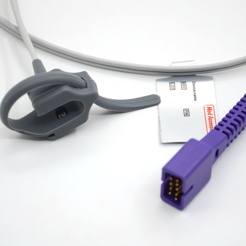 Sử dụng bệnh nhân sơ sinh tương thích cho Nellcor Oximeter 9 chân tái sử dụng tương thích Nellcor Spo2 Sensor