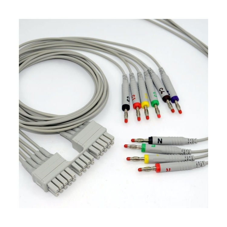 3.0 Mortara Banana Plug Round Wire ECG Cable cho các dịch vụ y tế y tế