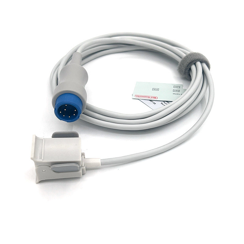 ngón tay trẻ em TPU Xám Spo2 Cáp cảm biến gói đơn cho tất cả các loại bệnh nhân Mindray được chứng nhận