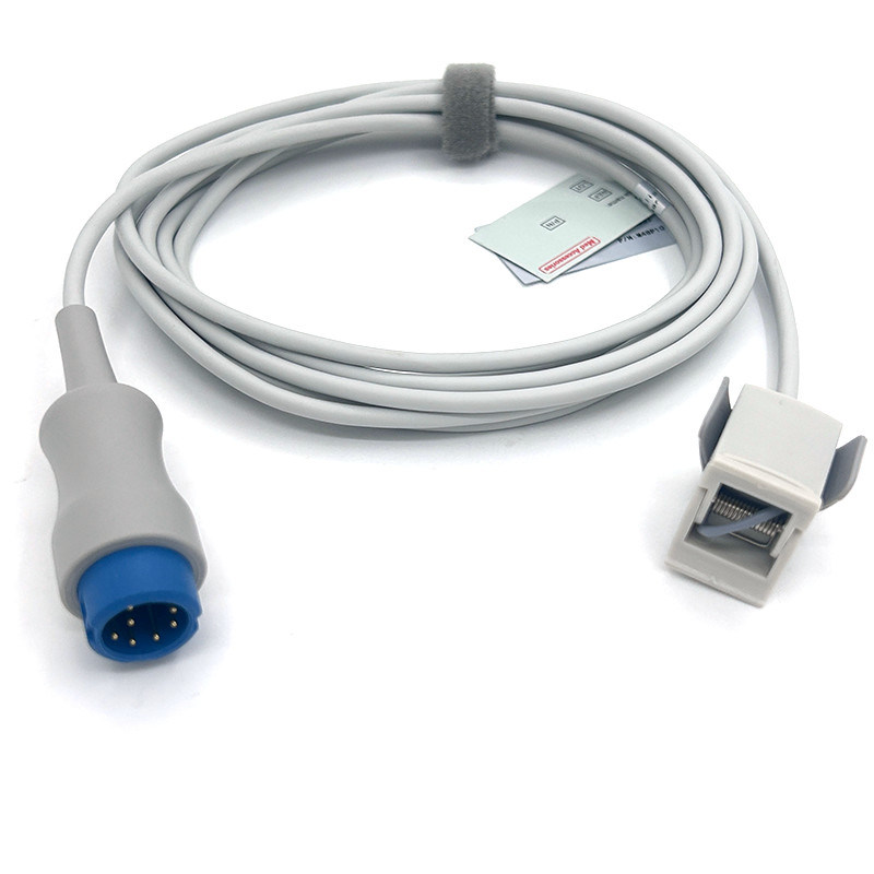 ngón tay trẻ em TPU Xám Spo2 Cáp cảm biến gói đơn cho tất cả các loại bệnh nhân Mindray được chứng nhận