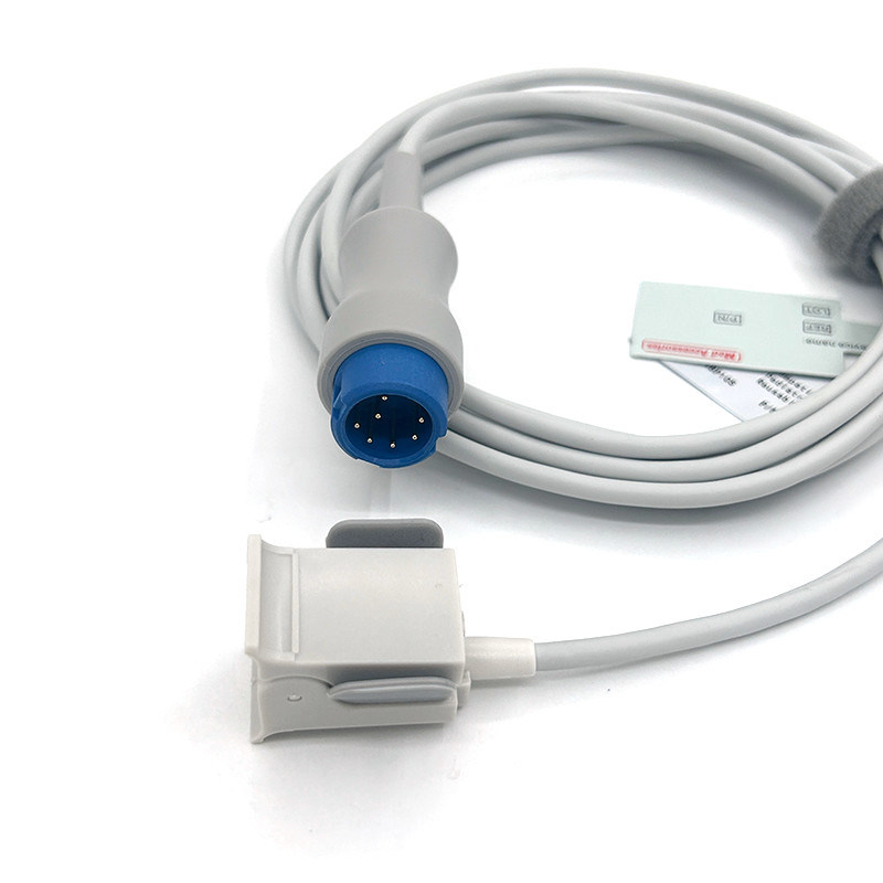 ngón tay trẻ em TPU Xám Spo2 Cáp cảm biến gói đơn cho tất cả các loại bệnh nhân Mindray được chứng nhận