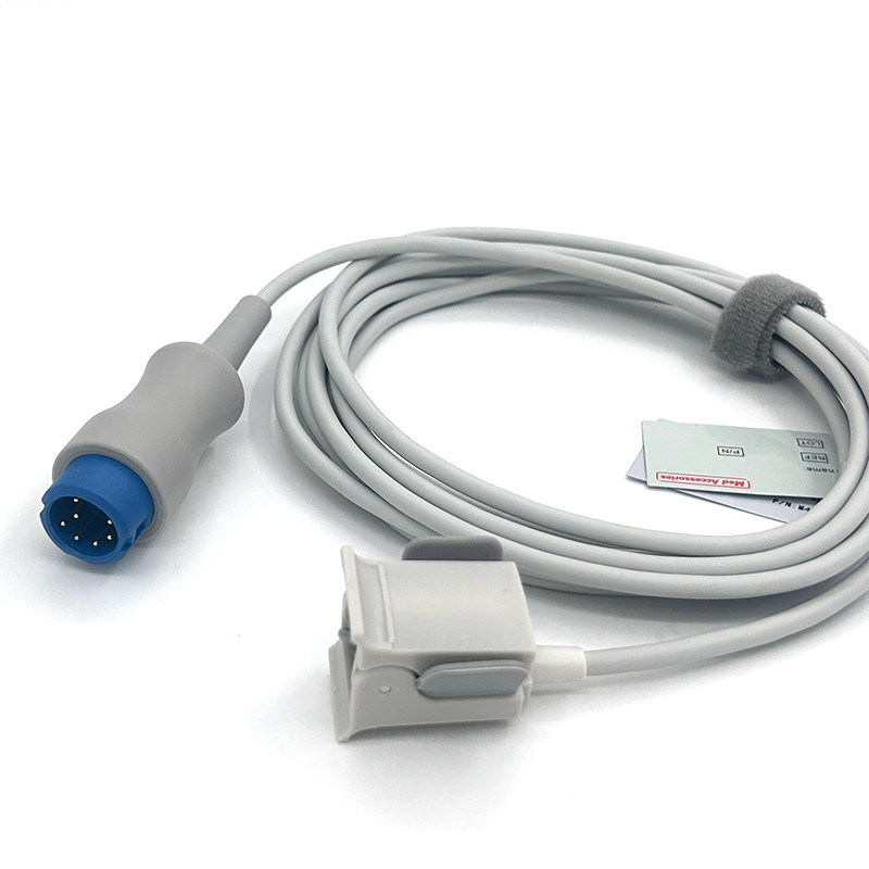ngón tay trẻ em TPU Xám Spo2 Cáp cảm biến gói đơn cho tất cả các loại bệnh nhân Mindray được chứng nhận