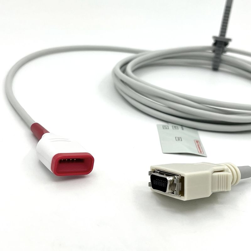 Tương thích với M- Gray TPU SpO2 Sensor Extension Cable for Medical Care Monitor Accessories