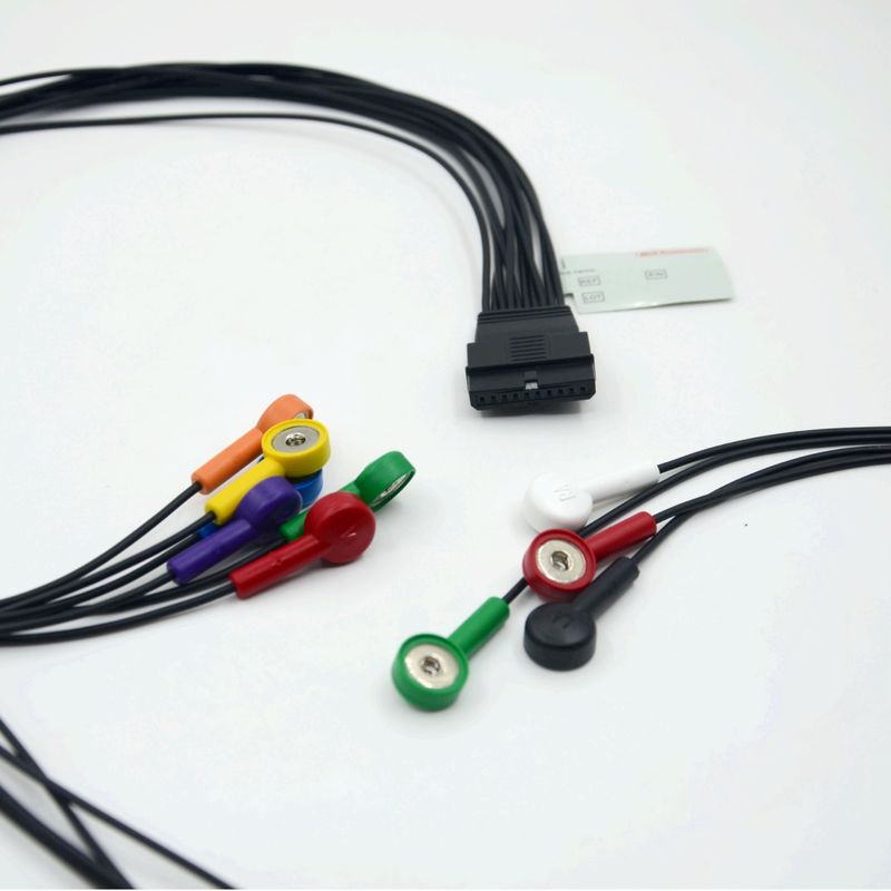 Phù hợp với Schiller 10 Chất dẫn ECG bệnh nhân Schiller cho Schiller MS-12 Blue ECG Cable