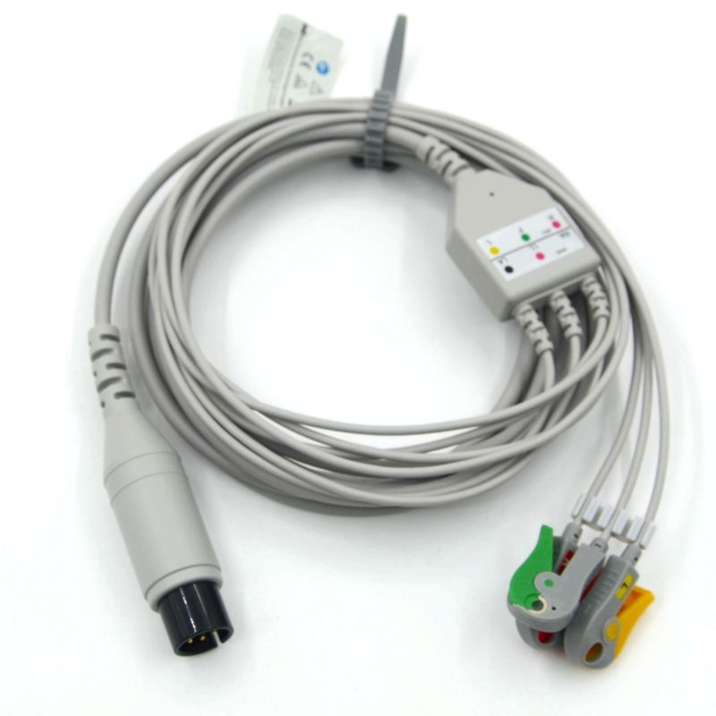 Tương thích AAMI Tương thích 3 chì cáp ECG IEC Grabber cho phụ kiện y tế