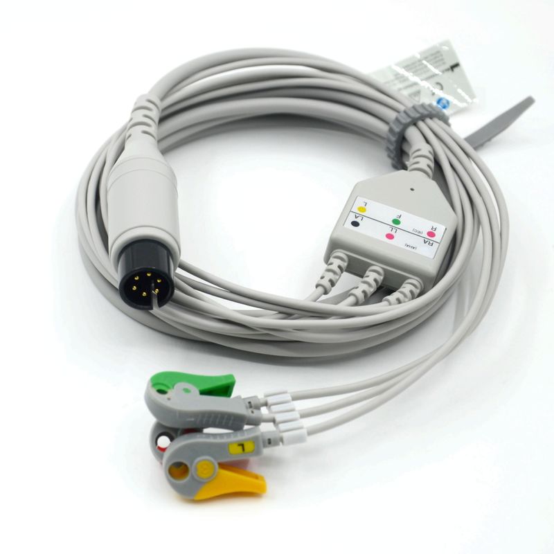 Tương thích AAMI Tương thích 3 chì cáp ECG IEC Grabber cho phụ kiện y tế