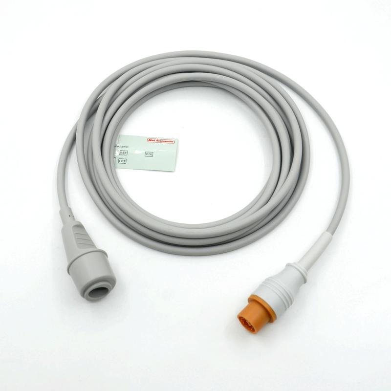 Phụ kiện màn hình y tế màu xám thực tế tương thích Fukuda đến Edward Cáp IBP đa chức năng