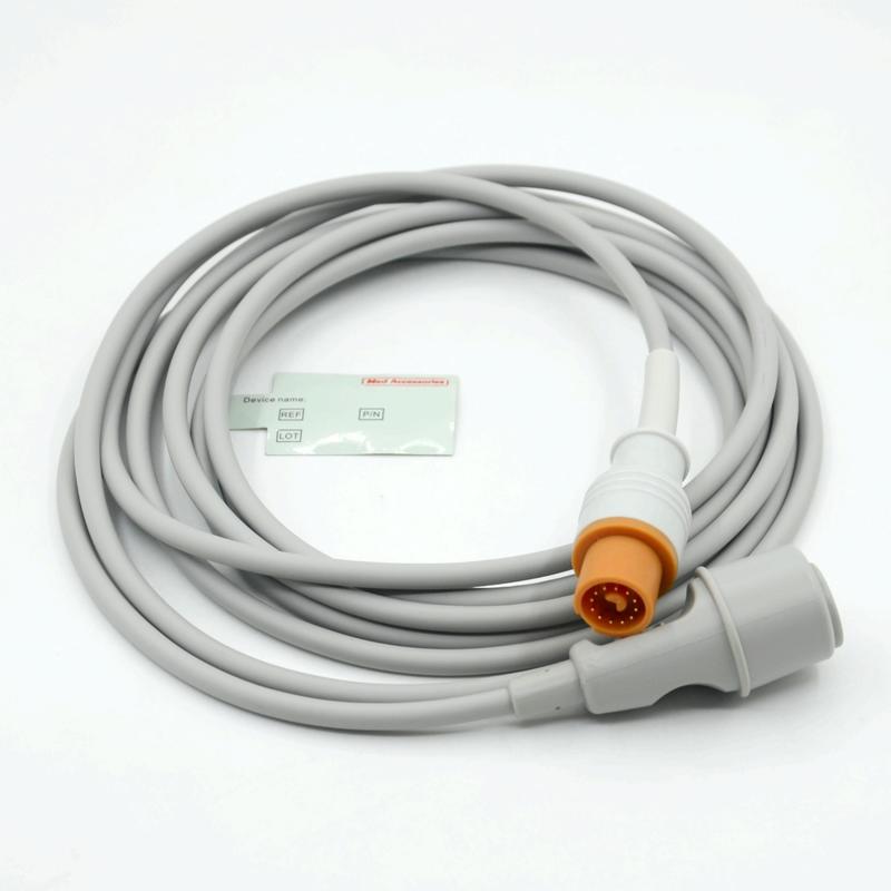 Phụ kiện màn hình y tế màu xám thực tế tương thích Fukuda đến Edward Cáp IBP đa chức năng