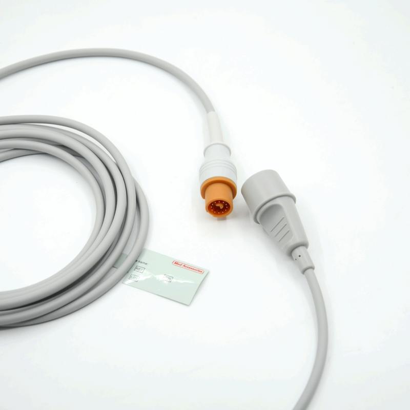 Phụ kiện màn hình y tế màu xám thực tế tương thích Fukuda đến Edward Cáp IBP đa chức năng