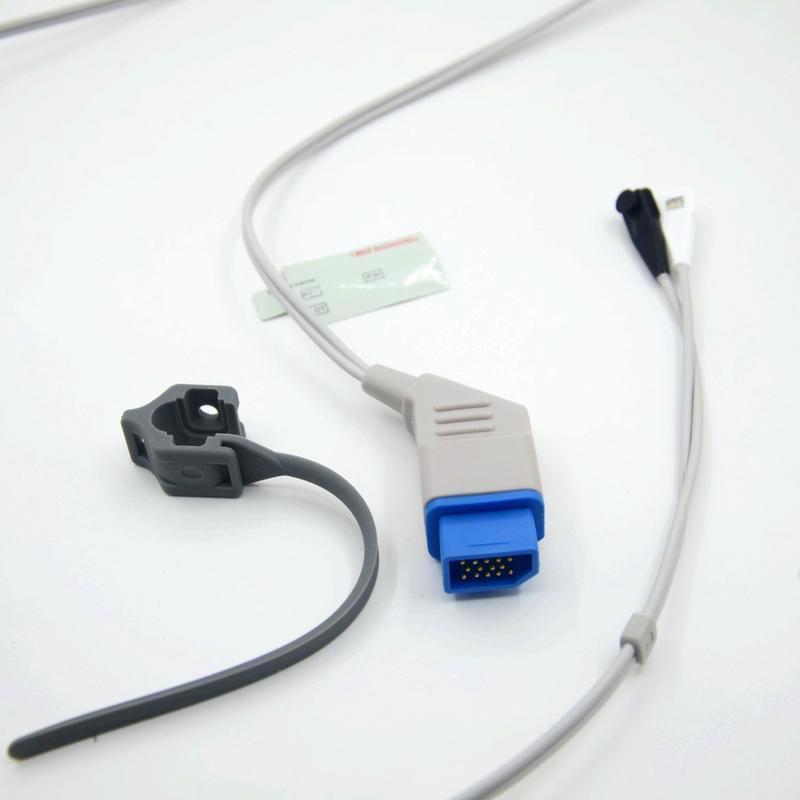 Phụ kiện Cảm biến SpO2 Tương thích Nihon Kohden Có thể tái sử dụng Đa vị trí Nhà sản xuất Màn hình